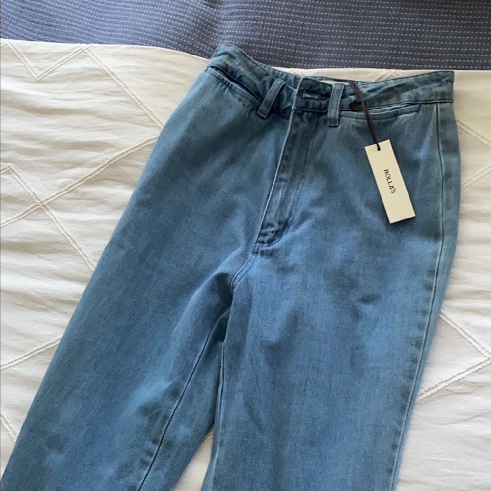 Brand new rollas straight jeans size 26